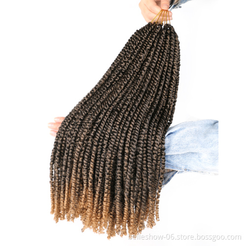 Hot sell 18inch 22 strands  new fashion freetress Hair Crochet Braid Braids for afro women  Pre Twisted Passion Twist Hair